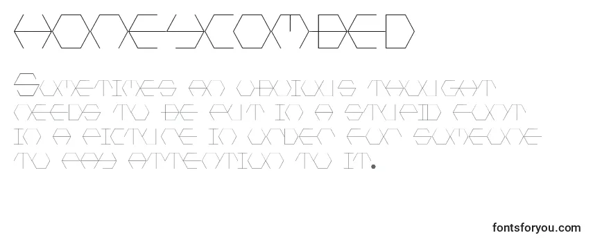 HONEYCOMBED Font