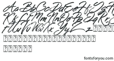 Hong Kong Script Brush font – drawn Fonts
