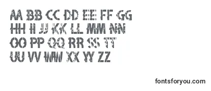 Review of the Hood Army Stencil Font
