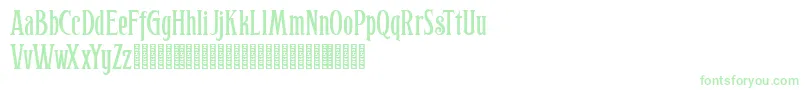 Hophus Roghus Font – Green Fonts on White Background