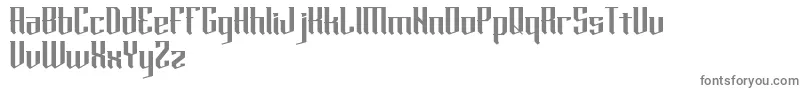 horde Font – Gray Fonts on White Background