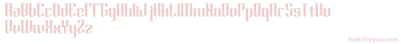 horde Font – Pink Fonts on White Background