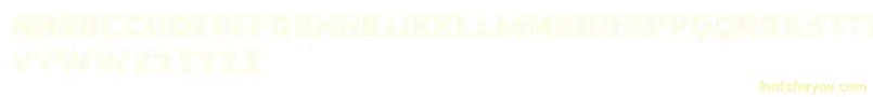 Hornettio Font – Yellow Fonts on White Background