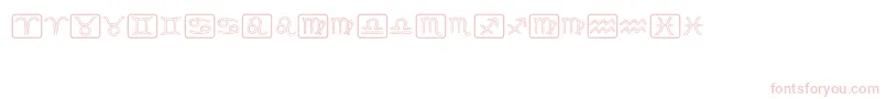 Weitere Informationen zur Horoscopicus-Schriftart Horoscopicus-Schriftart – Rosa Schriften