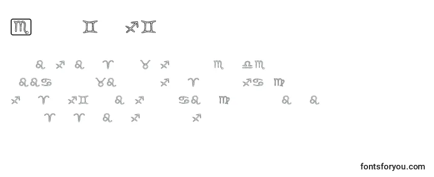 Шрифт Horoscopicus
