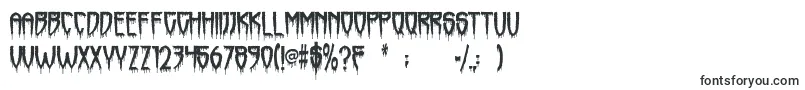Шрифт Horrorfind – шрифты, начинающиеся на H