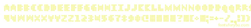 Dt104-fontti – keltaiset fontit