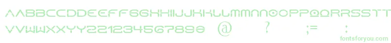 HorusN Font – Green Fonts on White Background