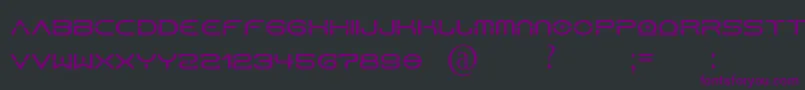 HorusN Font – Purple Fonts on Black Background