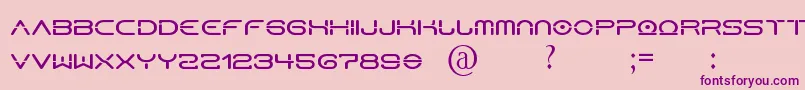 HorusN Font – Purple Fonts on Pink Background