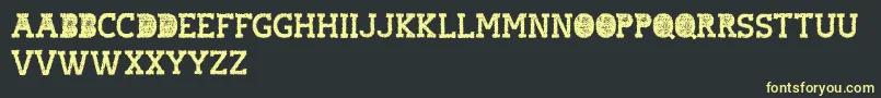 hostile headline Font – Yellow Fonts on Black Background