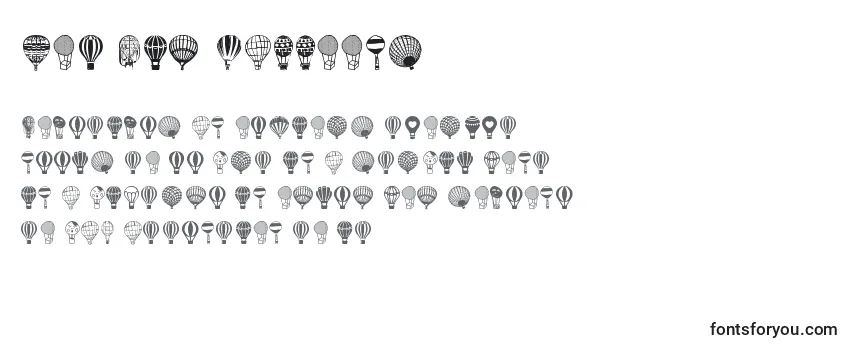 Hot Air Balloons-fontti
