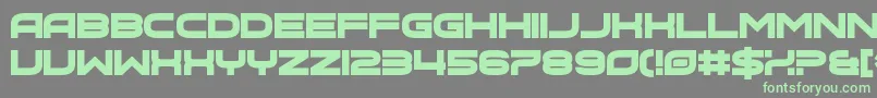 Hot Bleb Font – Green Fonts on Gray Background