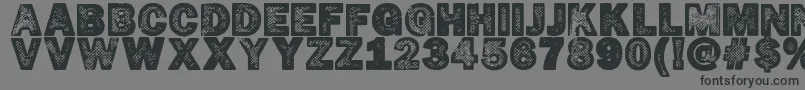 HotР¤cop Font – Black Fonts on Gray Background