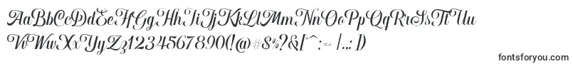 Шрифт Hougbon Script – шрифты для подписи