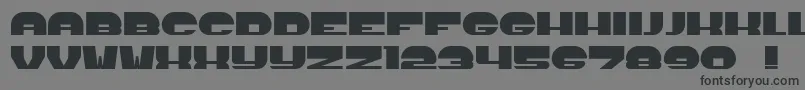 fuente Hours – Fuentes Negras Sobre Fondo Gris