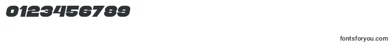 フォントHousebreak ExtendedItalic – 数字と数値のためのフォント