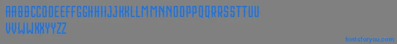 Houston Sport Free Font – Blue Fonts on Gray Background