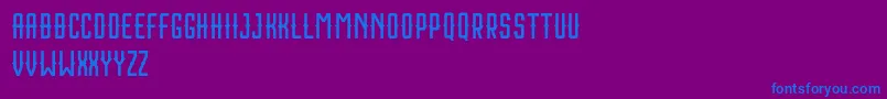 Houston Sport Free Font – Blue Fonts on Purple Background