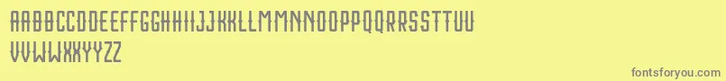 Houston Sport Free Font – Gray Fonts on Yellow Background