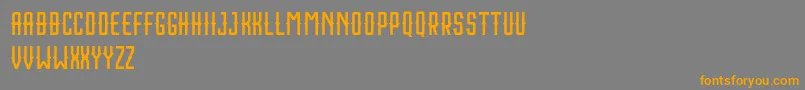 Houston Sport Free Font – Orange Fonts on Gray Background