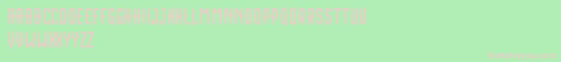 Houston Sport Free Font – Pink Fonts on Green Background