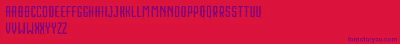 Houston Sport Free Font – Purple Fonts on Red Background