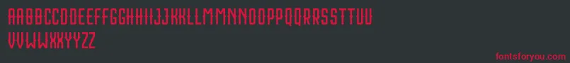 Houston Sport Free Font – Red Fonts on Black Background