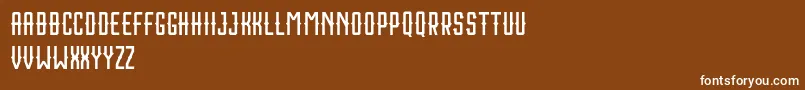 Houston Sport Free Font – White Fonts on Brown Background