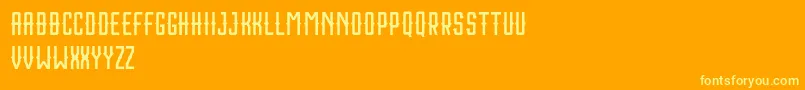 fuente Houston Sport Free – Fuentes Amarillas Sobre Fondo Naranja