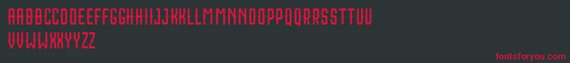 Houston Sport Free Font – Red Fonts on Black Background