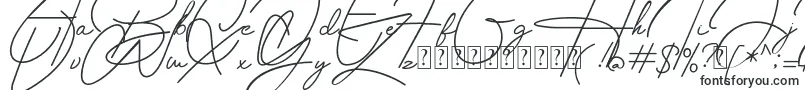 Housttely Signature-fontti – Kirjoitetut fontit