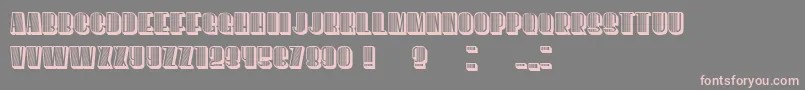However Font – Pink Fonts on Gray Background