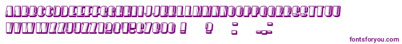 HoweverStylish Italic Font – Purple Fonts on White Background