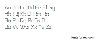 HUECO regular Font