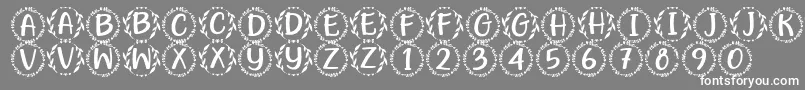 Police Hugme Font by 7NTypes – polices blanches sur fond gris
