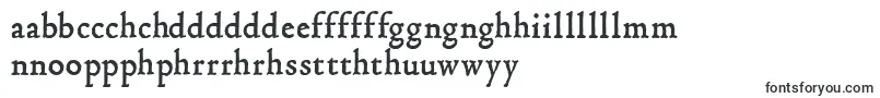 Шрифт Hultog – валлийские шрифты