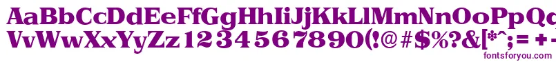 PriamosserialHeavyRegular-fontti – violetit fontit valkoisella taustalla