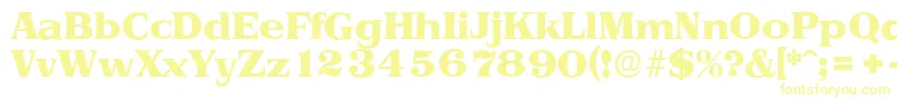 PriamosserialHeavyRegular Font – Yellow Fonts