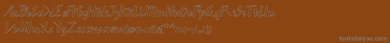 More about hummer outline Font hummer outline Font – Gray Fonts on Brown Background