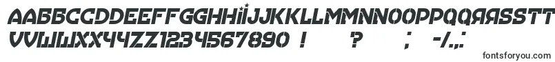 フォントHungaria Italic – フォント モーターサイクル