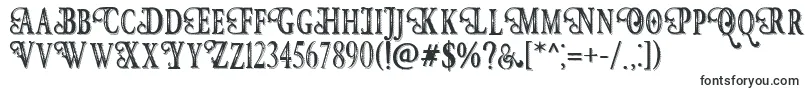 Шрифт Hunter Heart   Free Font – шрифты Цветы