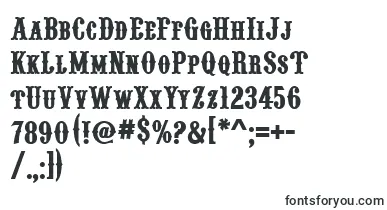  Pointedly font