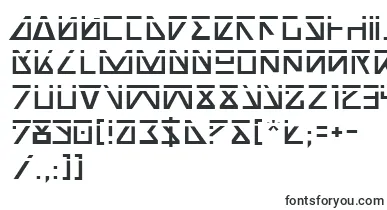 Nickla font – architectural Fonts