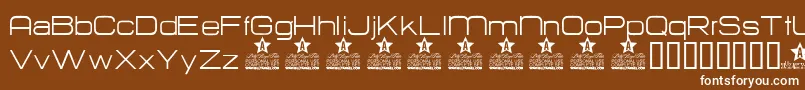 HURTMOLD PERSONAL USE Font – White Fonts on Brown Background