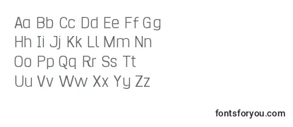 Hurufo  Numero Thin Font
