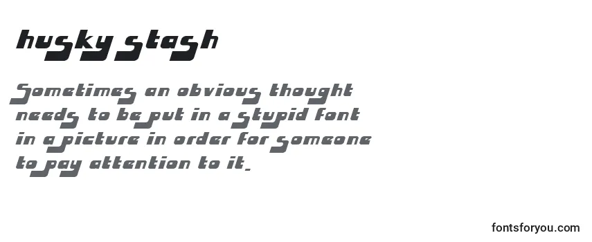 Husky stash Font