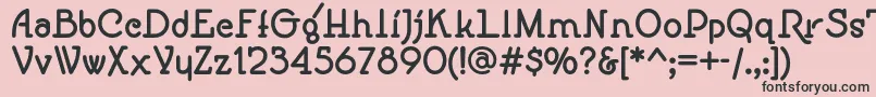 Speedballno1nfBold Font – Black Fonts on Pink Background