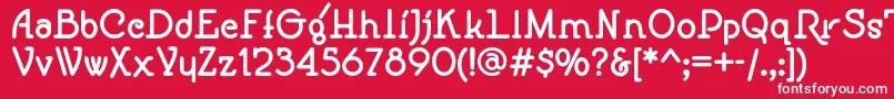 More about Speedballno1nfBold Font Speedballno1nfBold Font – White Fonts on Red Background