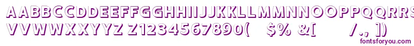 HUSTLE 2 free personal use Font – Purple Fonts on White Background
